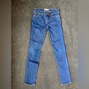 Madewell Alley Straight Blue Denim Jeans